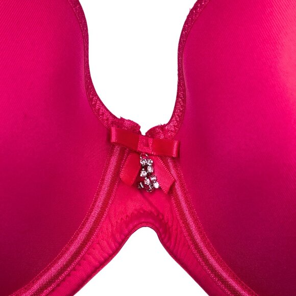 ⭐ NWT Fit Fully Yours Smooth Crystal Bra • Raspberry Pink • 38C ⭐ - Picture 2 of 7
